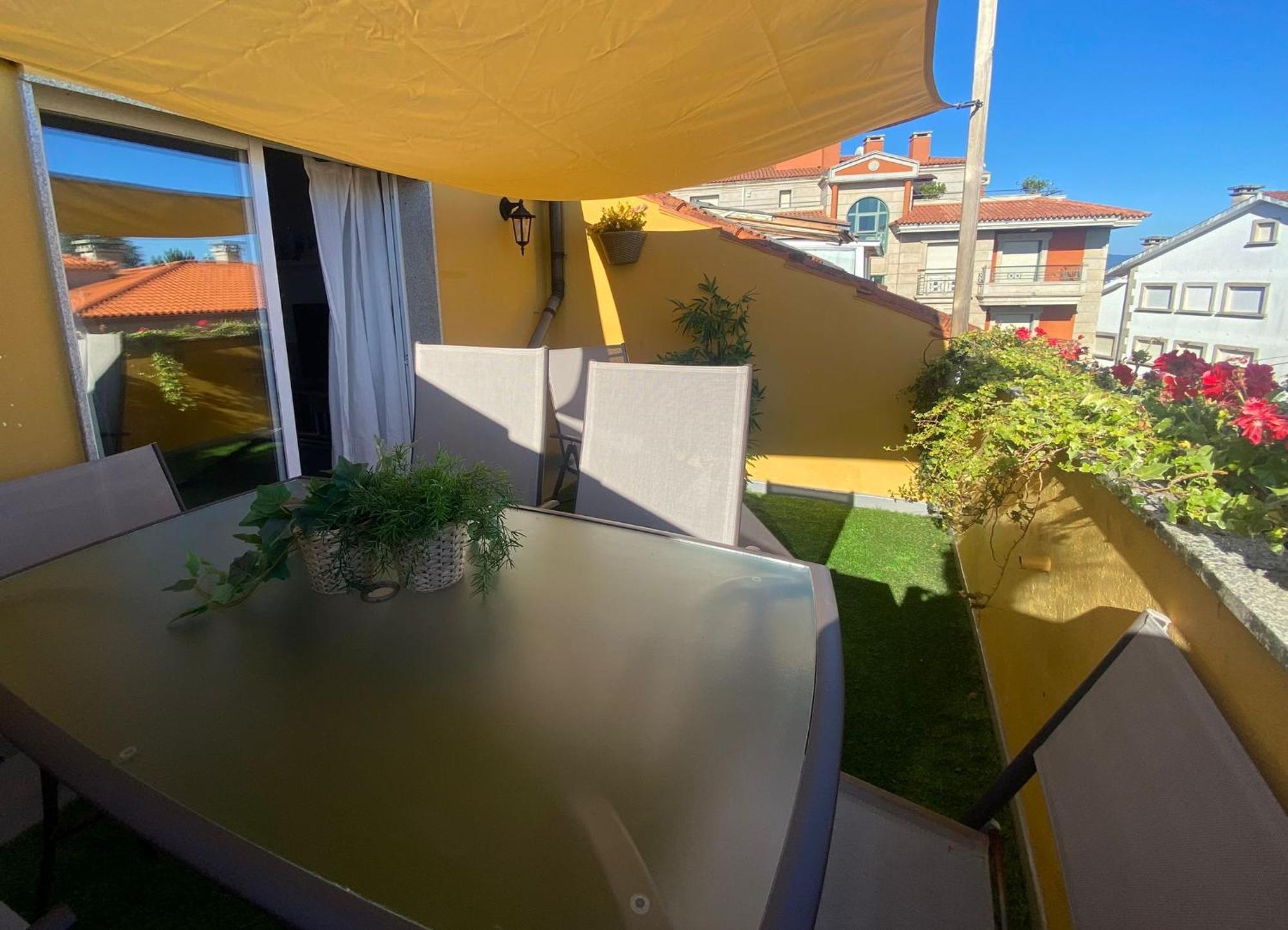 Bonito Apartamento En La Playa Sanxenxo Eksteriør billede