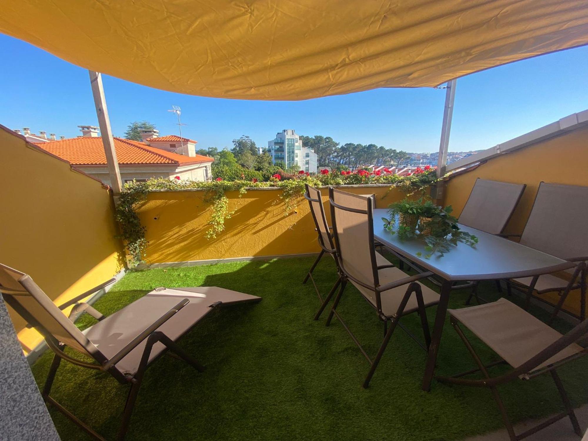 Bonito Apartamento En La Playa Sanxenxo Eksteriør billede